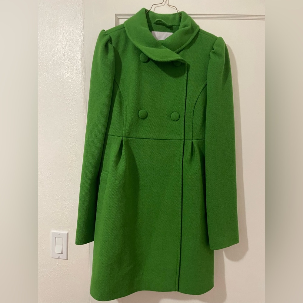 Green coat